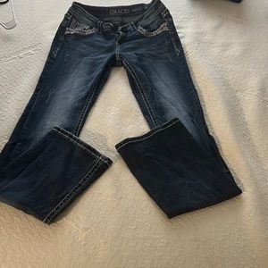 Size 28 Grace in LA jeans, only wore a few times
